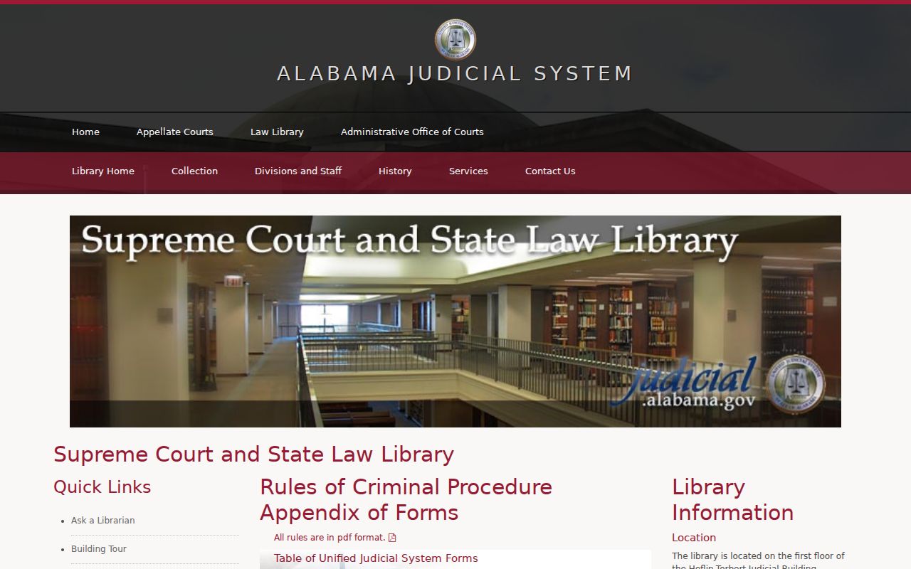Baldwin County bench warrant forms in the Alabama Judicial System library